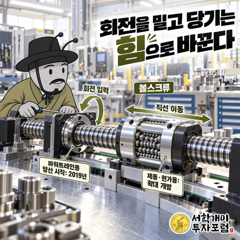 씨티알모빌리티 — 회전을 밀고 당기는 힘으로 바꾼다 도판