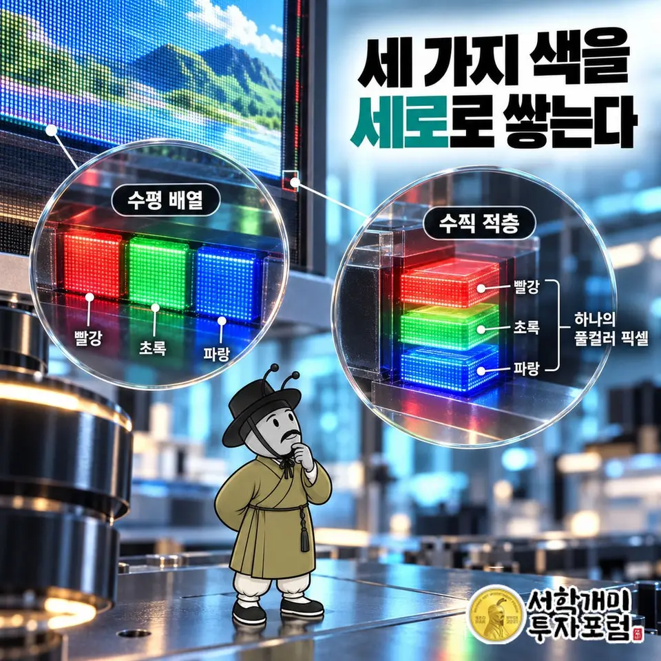 서울바이오시스 — 세 가지 색을 세로로 쌓는다 도판
