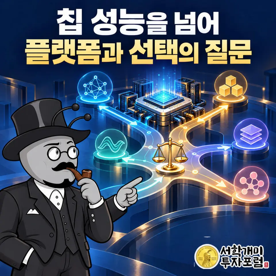 칩은 AI를 돌리는 장비이고 플랫폼은 어떤 모델과 서비스를 만날지 고르는 자리다.