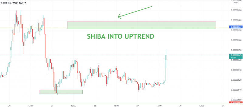 SHIBA INTO UPTREND - ICNREASE TREND - ETN TOOL!