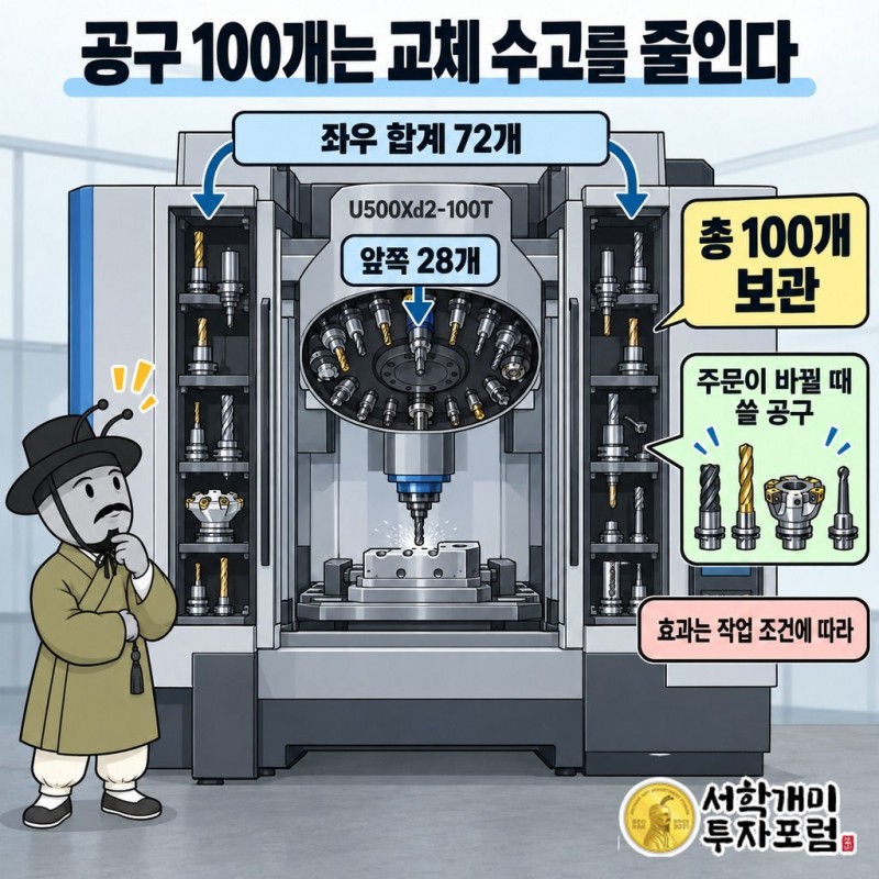 브라더 재봉틀 생산기술의 공작기계 상품화 — 공구 100개는 교체 수고를 줄인다 도판