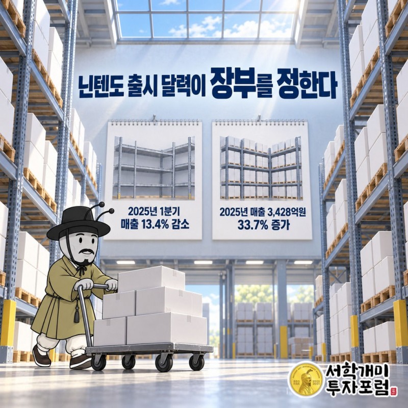 대원미디어 — 닌텐도 출시 달력이 장부를 정한다 도판