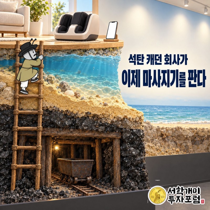 HLB글로벌 커버 — 석탄 캐던 회사가 이제 마사지기를 판다