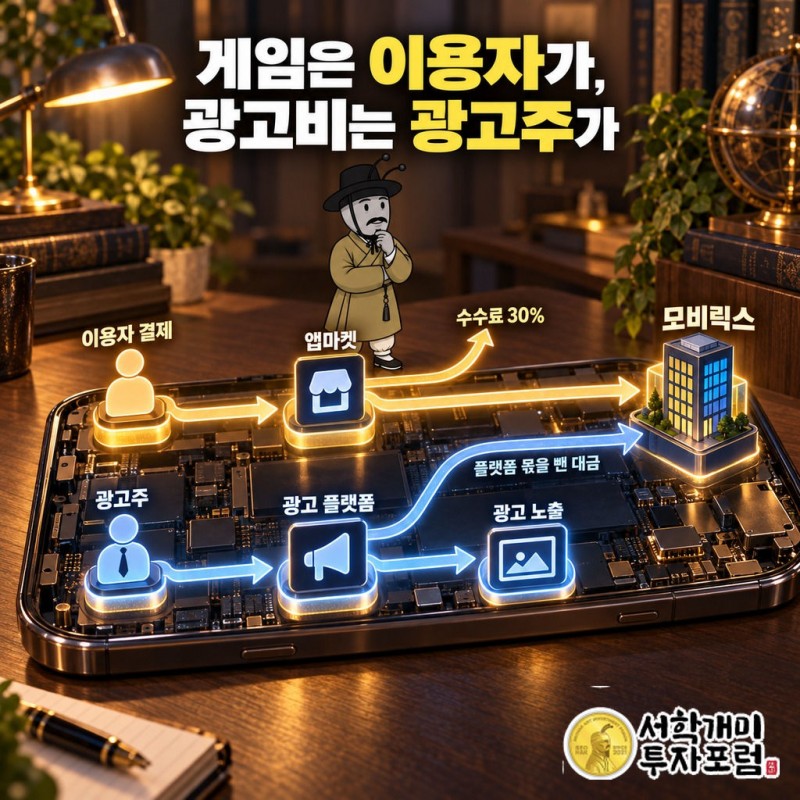 모비릭스 — 게임은 이용자가, 광고비는 광고주가 도판