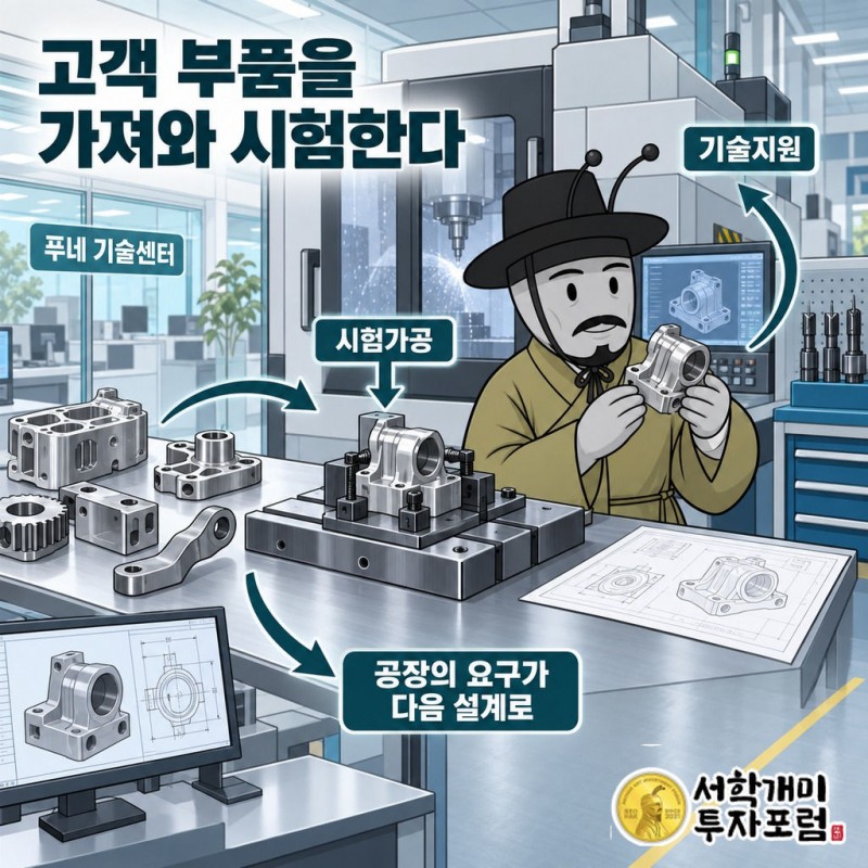 브라더 재봉틀 생산기술의 공작기계 상품화 — 고객 부품을 가져와 시험한다 도판