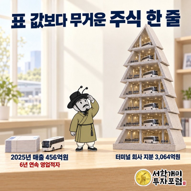 천일고속 — 표 값보다 무거운 주식 한 줄 도판