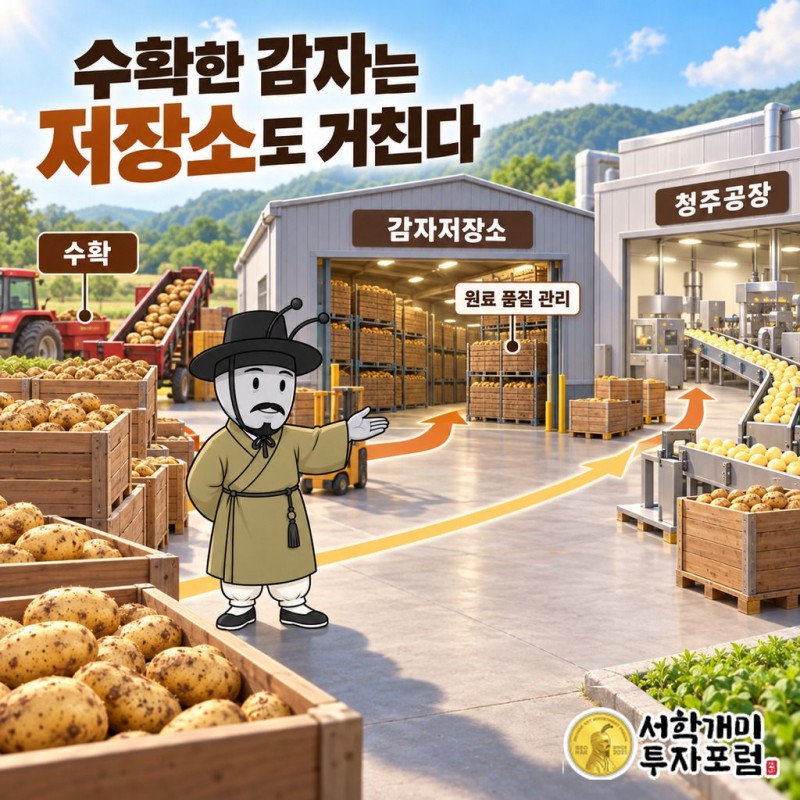 오리온 — 수확한 감자는 저장소도 거친다 도판