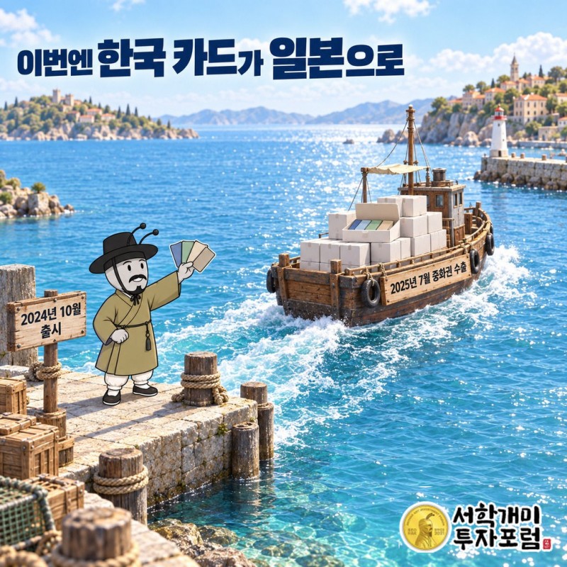 대원미디어 — 이번엔 한국 카드가 일본으로 도판