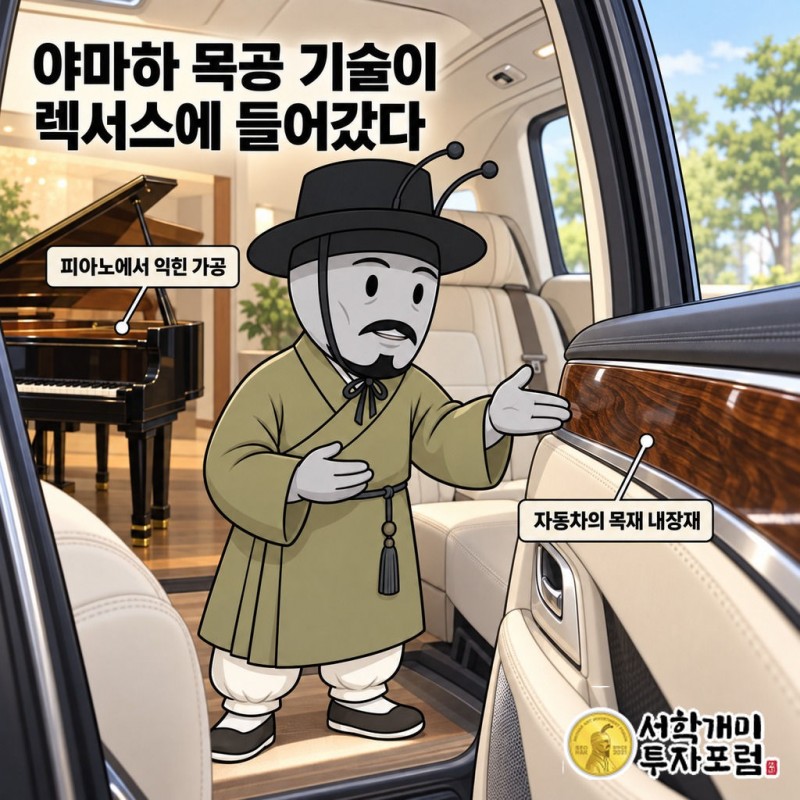 야마하 커버 — 야마하 목공 기술이 렉서스에 들어갔다