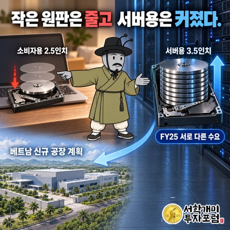 호야 — 작은 원판은 줄고 서버용은 커졌다 도판