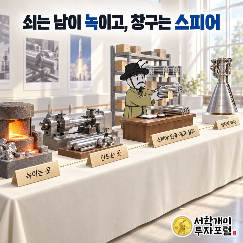 스피어 — 쇠는 남이 녹이고, 창구는 스피어 도판