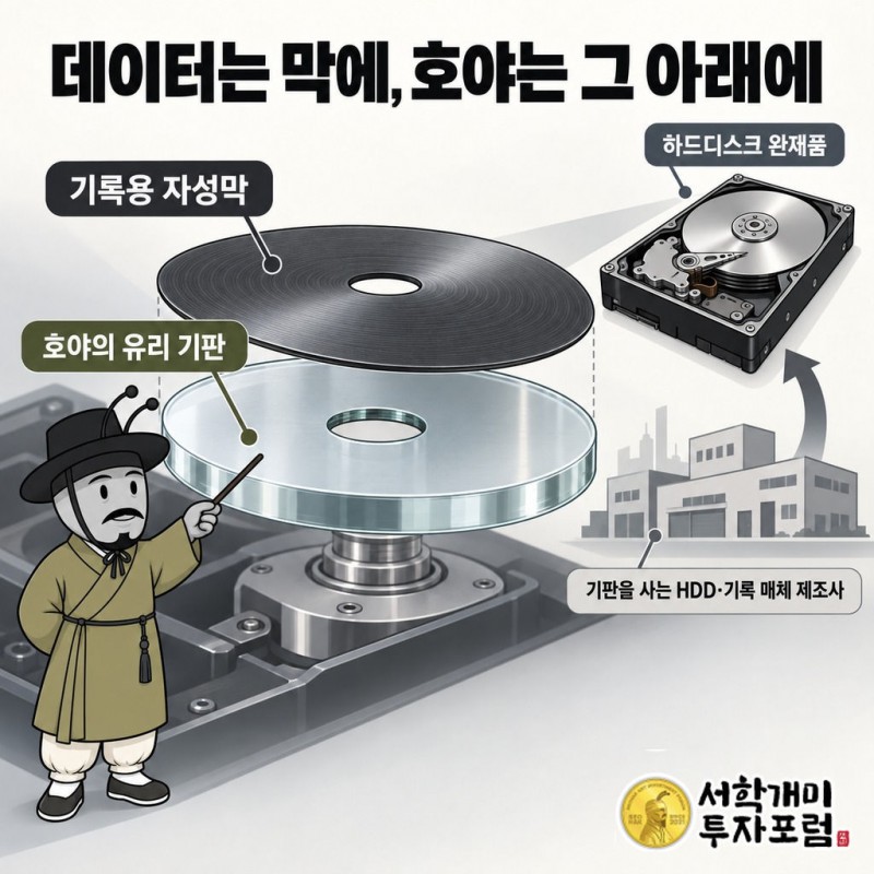 호야 — 데이터는 막에, 호야는 그 아래에 도판