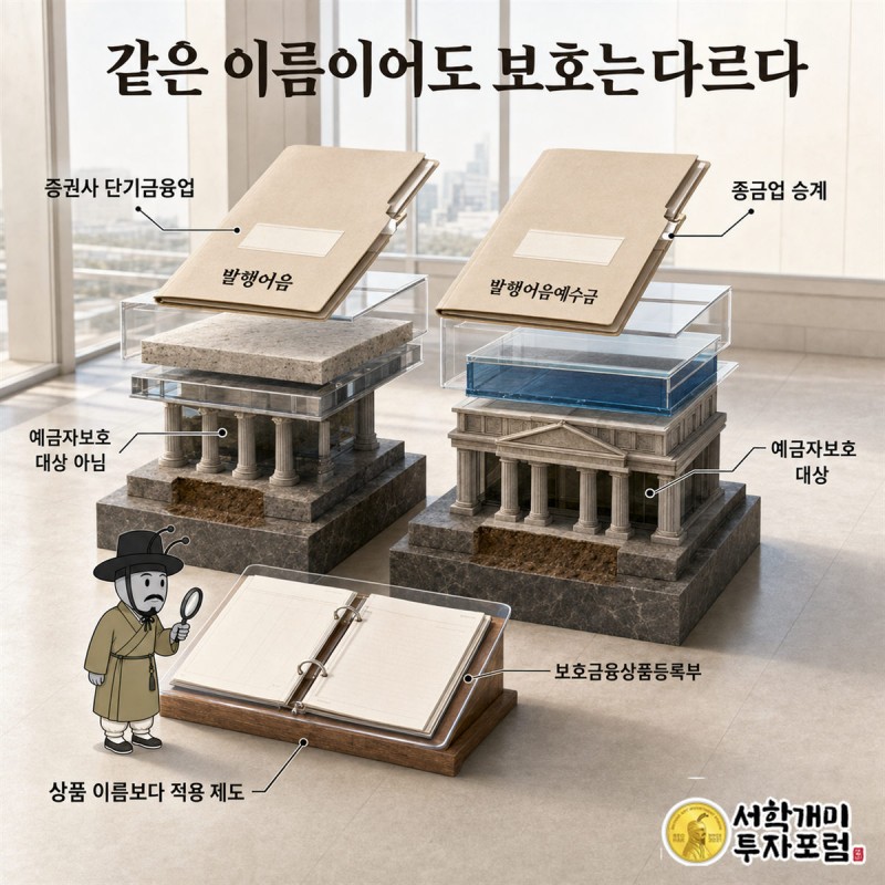 키움증권 발행어음 — 같은 이름이어도 보호는 다르다 도판