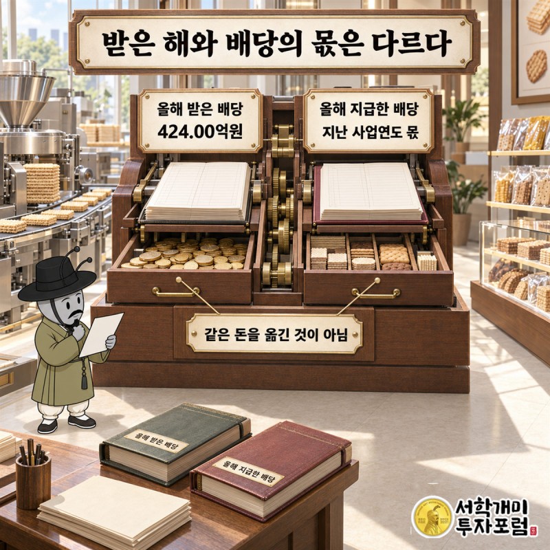 오리온홀딩스 — 받은 해와 배당의 몫은 다르다 도판