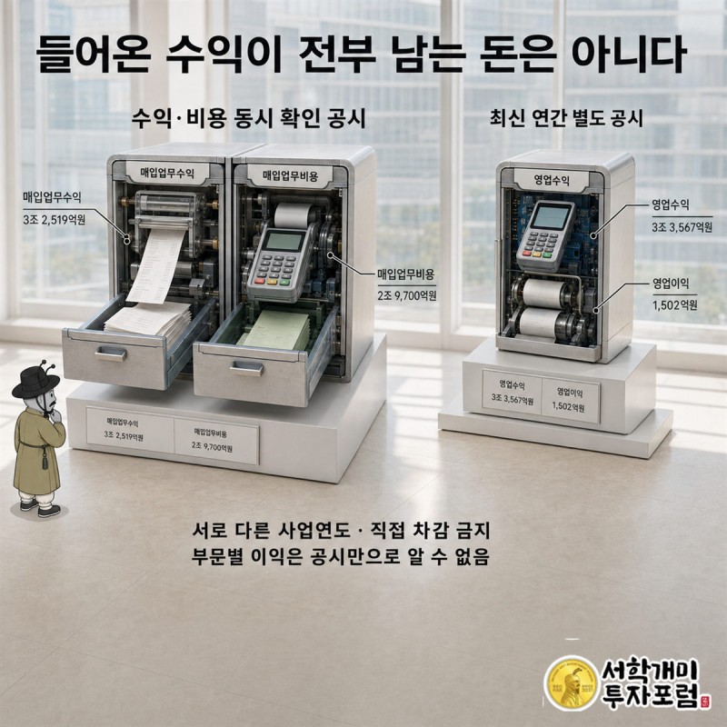 비씨카드 — 들어온 수익이 전부 남는 돈은 아니다 도판