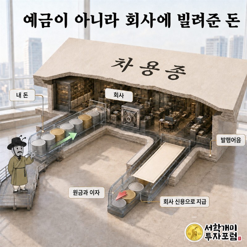 키움증권 발행어음 — 예금이 아니라 회사에 빌려준 돈 도판