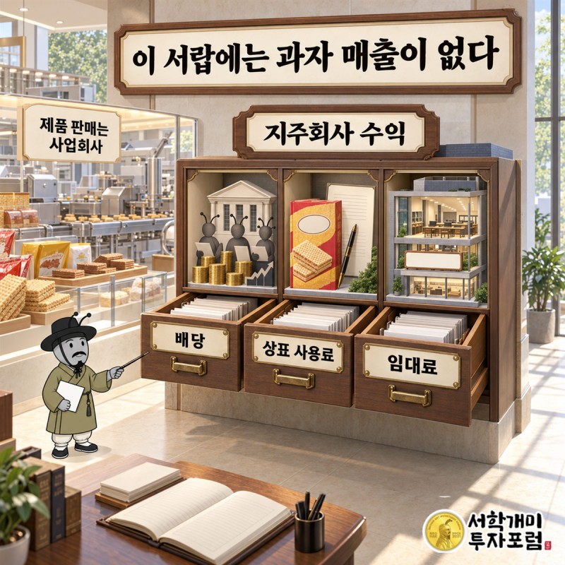 오리온홀딩스 — 이 서랍에는 과자 매출이 없다 도판