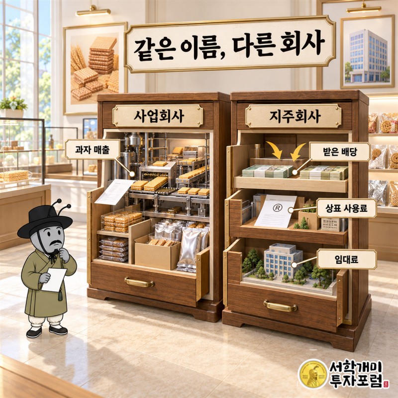오리온홀딩스 — 같은 이름, 다른 회사 도판