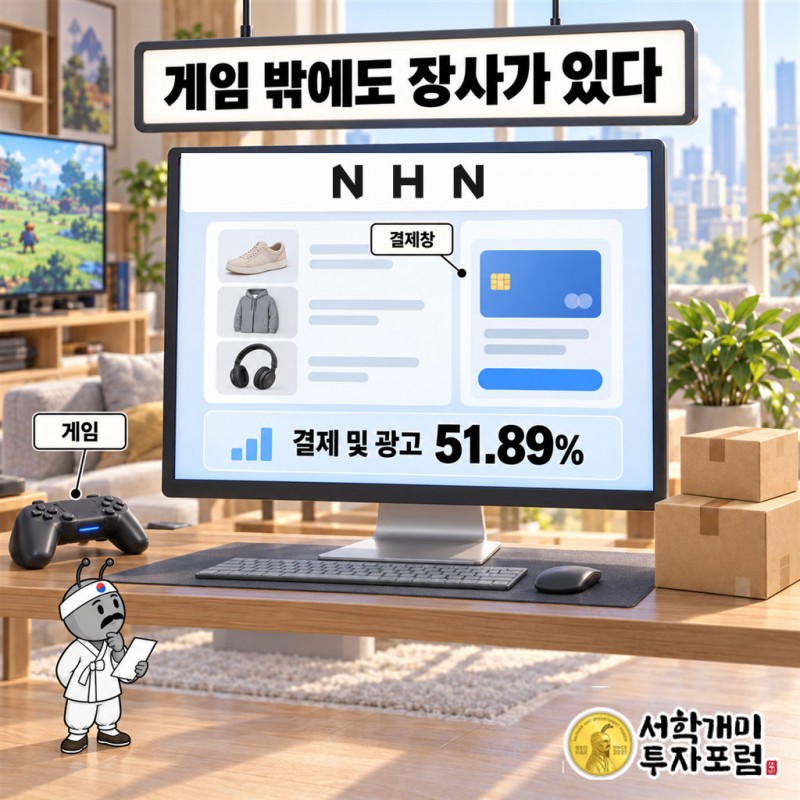 NHN 커버 — 게임 밖에도 장사가 있다