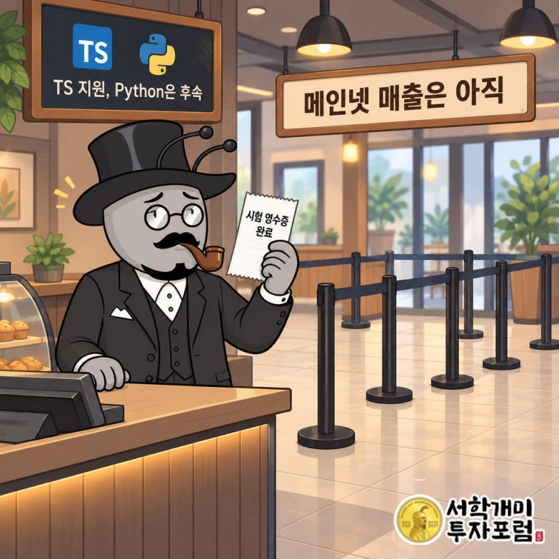카르다노 퍼실리테이터는 사전 운영망에서 거래를 완료했지만 메인넷에서는 아직 실행되지 않았다