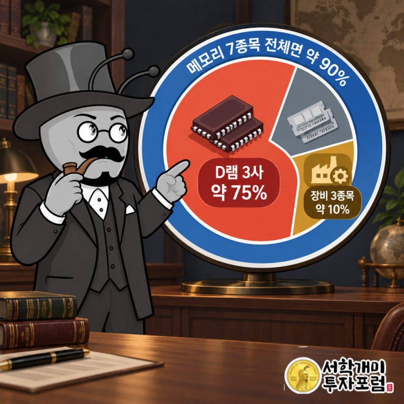 약 75%가 삼성전자·SK하이닉스·마이크론 세 회사로 간다