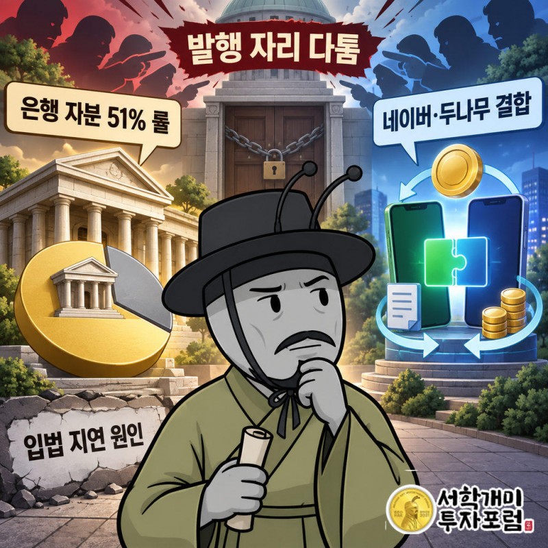 한국은행이 발행 컨소시엄에 은행 지분 50%+1주 이상을 요구