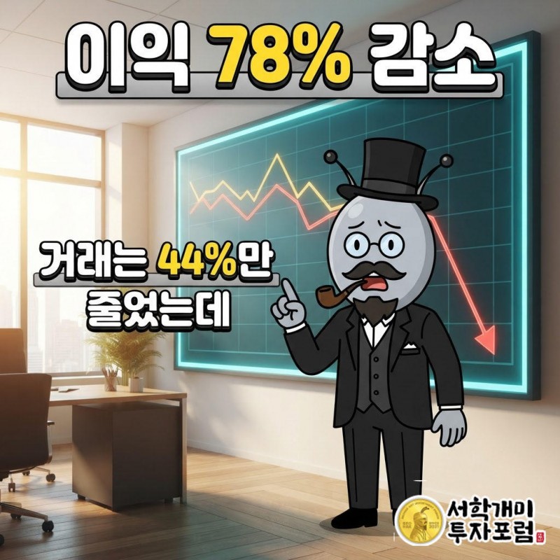 영업이익 816억원, 직전 반기 대비 78% 감소