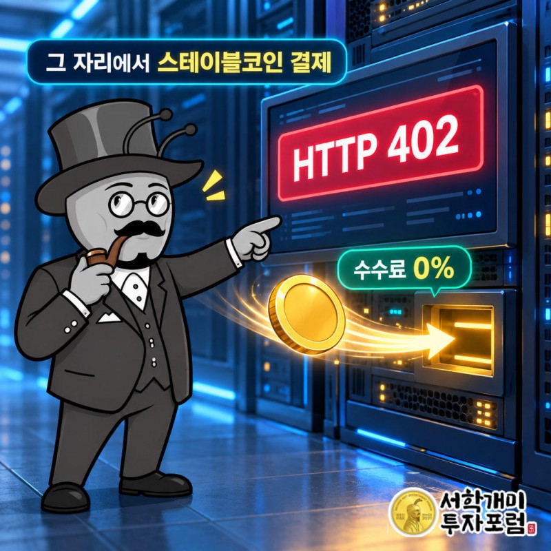 서버가 API 호출마다 HTTP 402(결제 필요) 신호를 보낸다