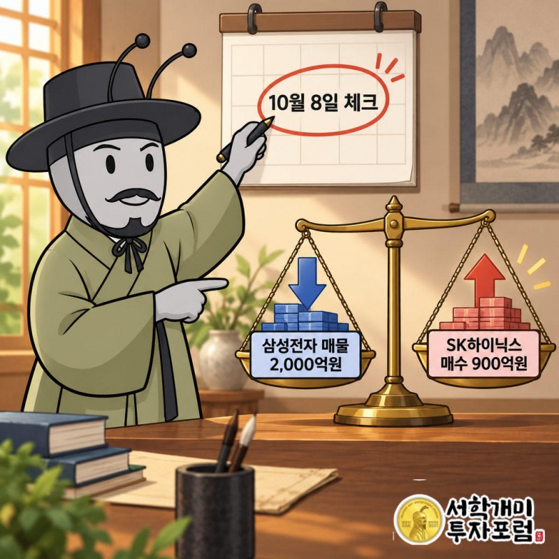 집행이 10월 8일 옵션 만기일에 몰릴 전망(연휴로 정기 변경일이 겹침)