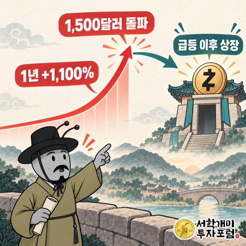 지캐시는 최근 1,500달러를 넘어섰다