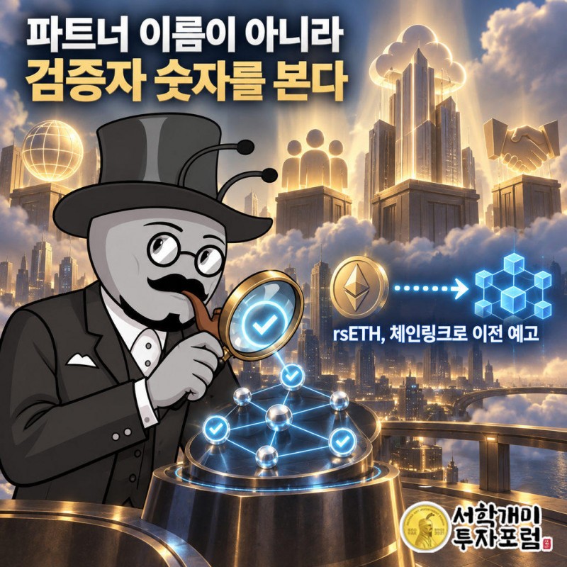출시 파트너에 AWS, Google Cloud, ANZ은행, 도이체뵈르제 산하 Crypto Finance 등이 올랐지만 새 검증자를 실제로 쓰는 기관은 아직 공…