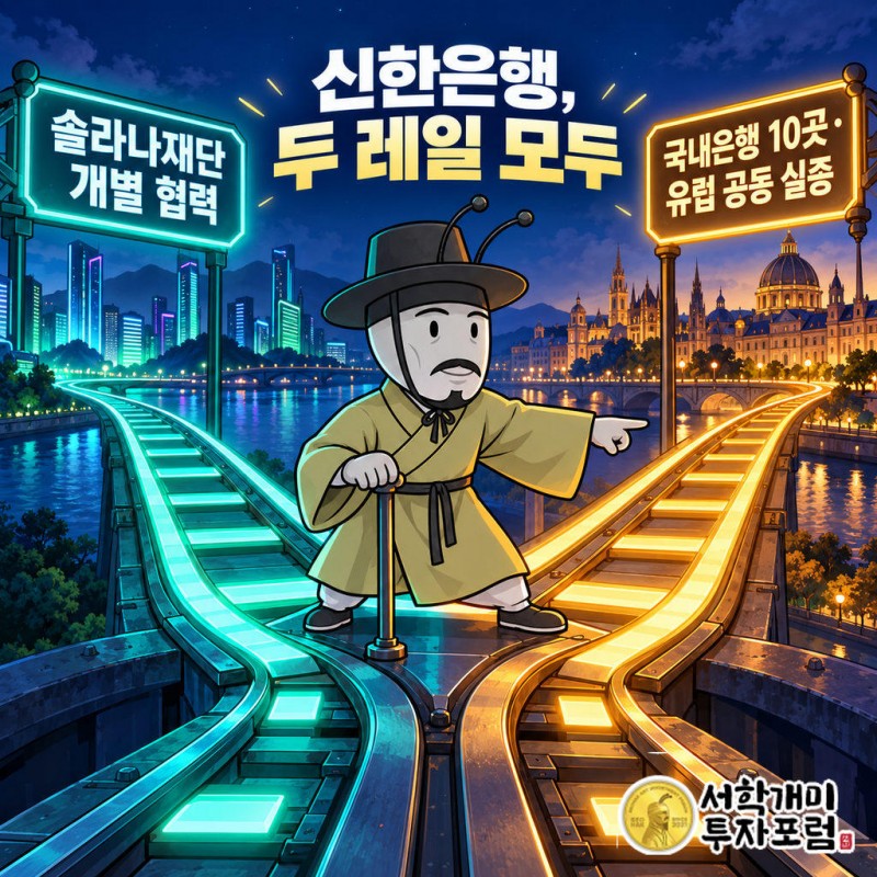 신한은행은 솔라나재단과 개별 협력 트랙에 있다
