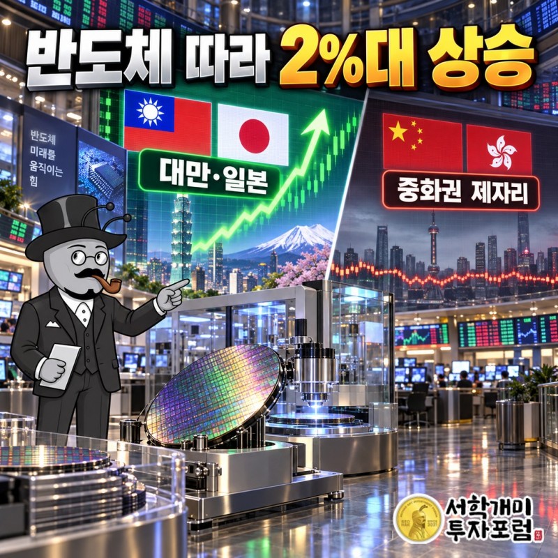 탱커가 불탄 주말 뒤, 도쿄와 타이베이는 반도체로 2% 넘게 올랐다