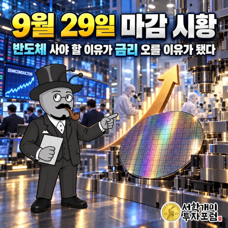 외국인이 코스피에서 3조 원 가까이 팔았는데 원화는 강해진 2026년 9월 29일 마감 시황
