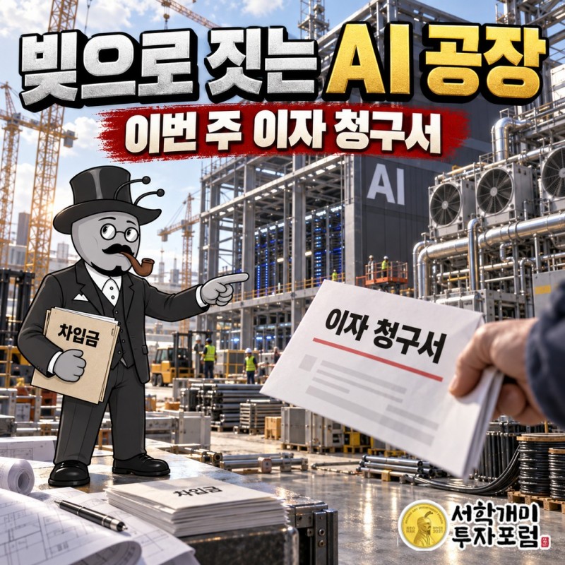 빚으로 짓는 AI 공장, 그 이자 청구서가 이번 주 날아든다