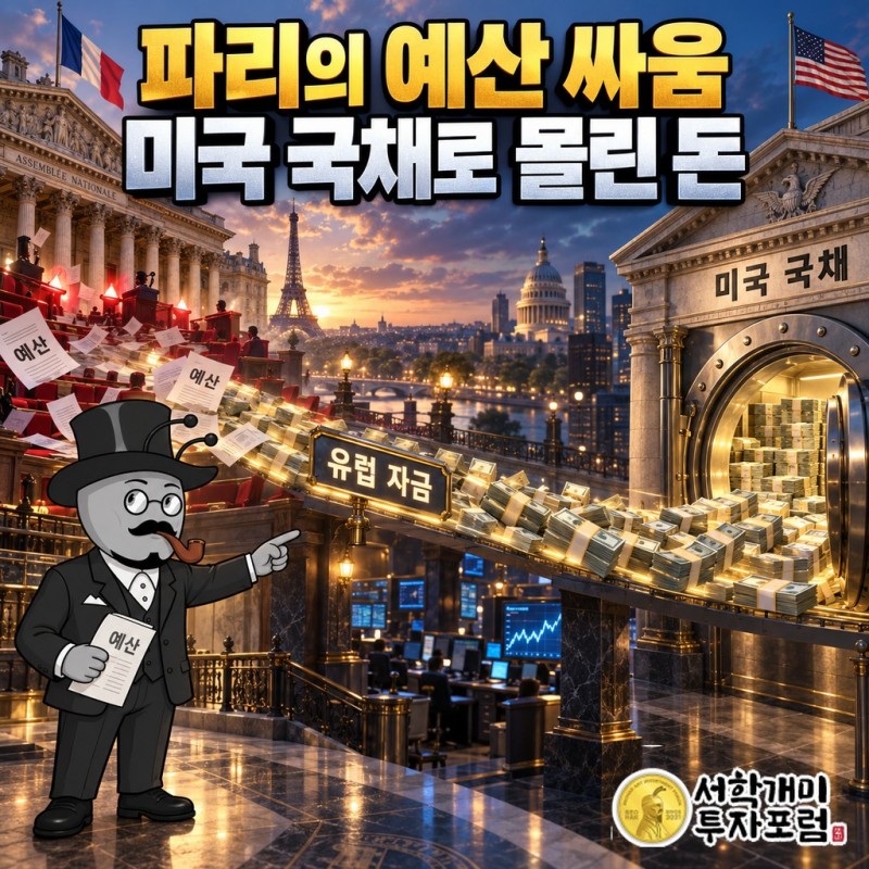 파리의 예산 싸움이 유럽 돈을 미국 국채로 밀어 넣었습니다