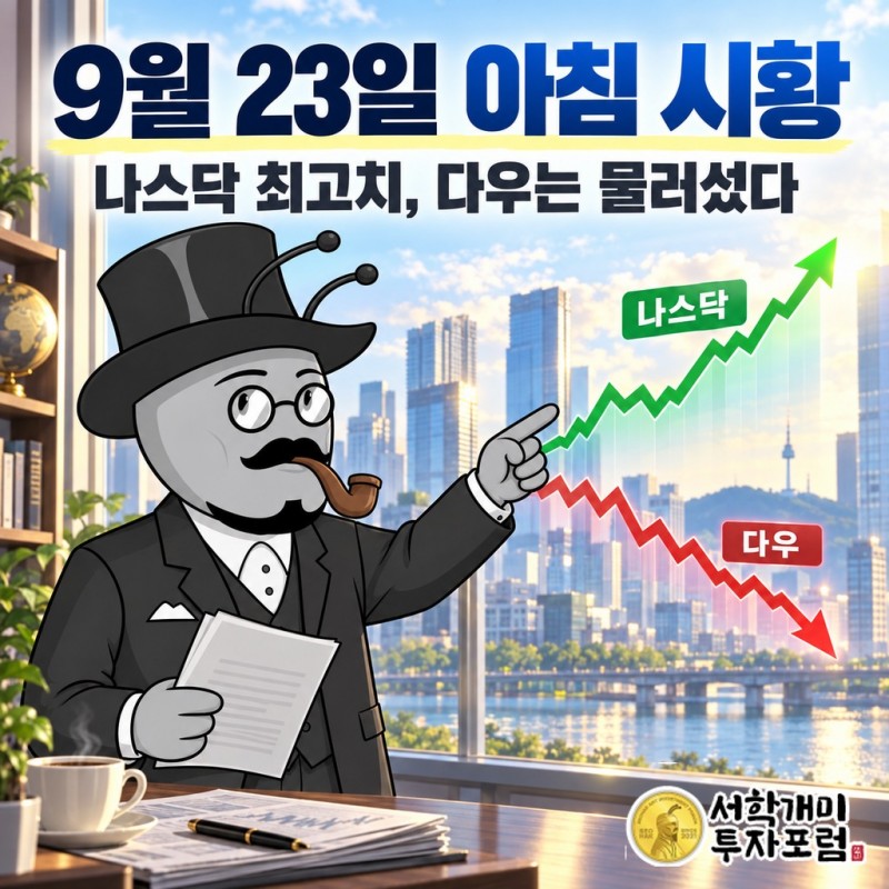 나스닥 최고가와 엇갈린 다우 하락, 유가 부담 완화에도 좁게 이어진 미국 증시 상승