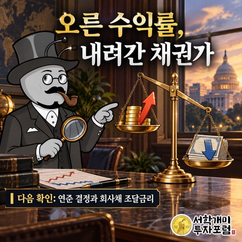 채권 가격과 수익률은 반대로 움직여 기존 채권 보유자는 가격 하락을 겪을 수 있다