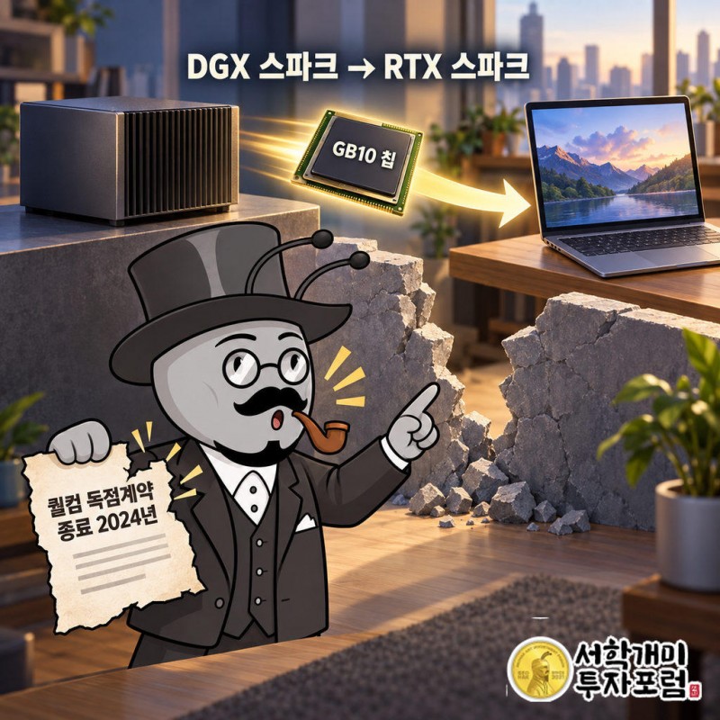 RTX 스파크 칩은 엔비디아가 개발자용 DGX Spark(옛 Project DIGITS)에 쓴 GB10 칩과 같다