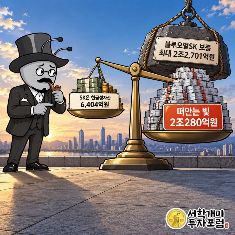 SK온의 작년 말 별도기준 현금성자산은 6,404억원