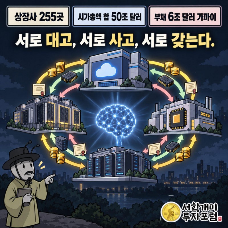 상장사 255곳의 시가총액 합은 50조 달러로 5년 전의 두 배를 넘고, 부채는 6조 달러에 가깝다