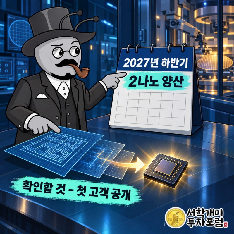 2나노 양산 목표는 2027년도 하반기다