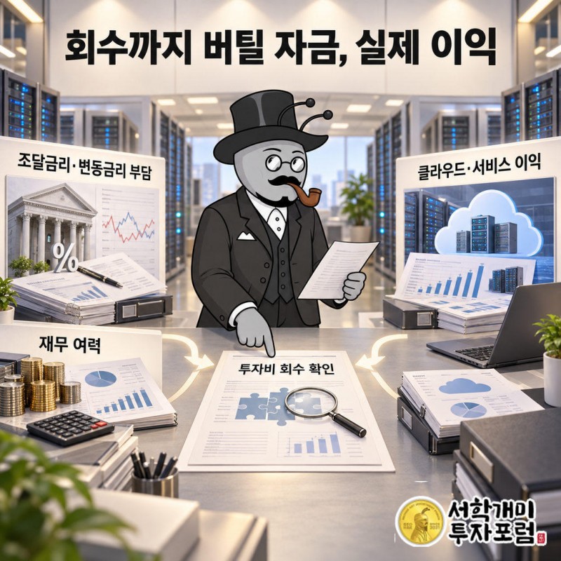 투자가 지속된다는 사실과 투자비가 회수됐다는 사실은 다르다.