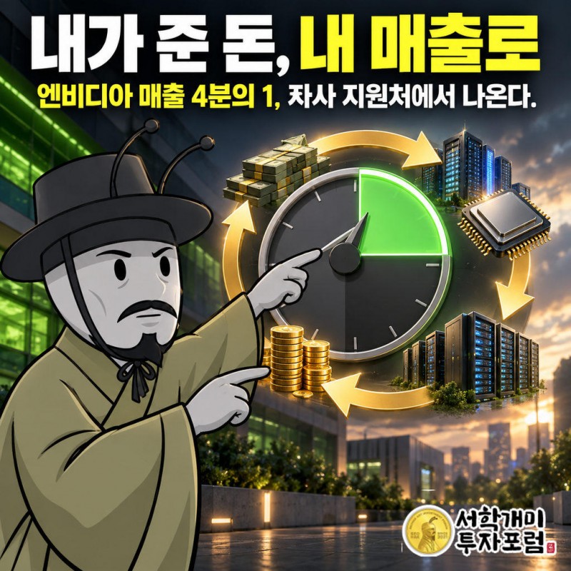 엔비디아는 내년 매출의 4분의 1이 자사가 재무적으로 지원하는 AI 기업에서 나온다고 밝혔다