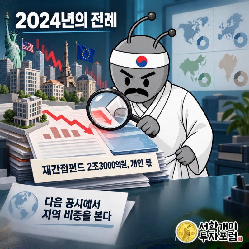2024년 2월 북미·유럽 해외부동산펀드에서 기한이익상실 2조4600억원이 났다