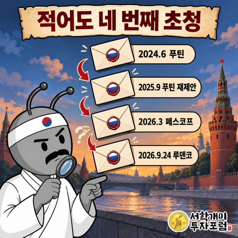 2024년 6월 평양 정상회담 뒤 푸틴이 첫 방러 요청, 작년 9월 베이징 열병식에서 같은 제안을 되풀이