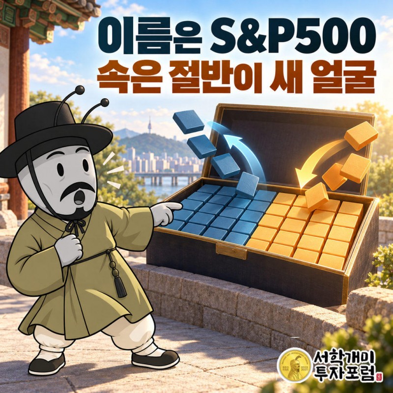 이 ETF는 S&P500 구성 종목 중 100개만 골라 담는 전략형 상품이다