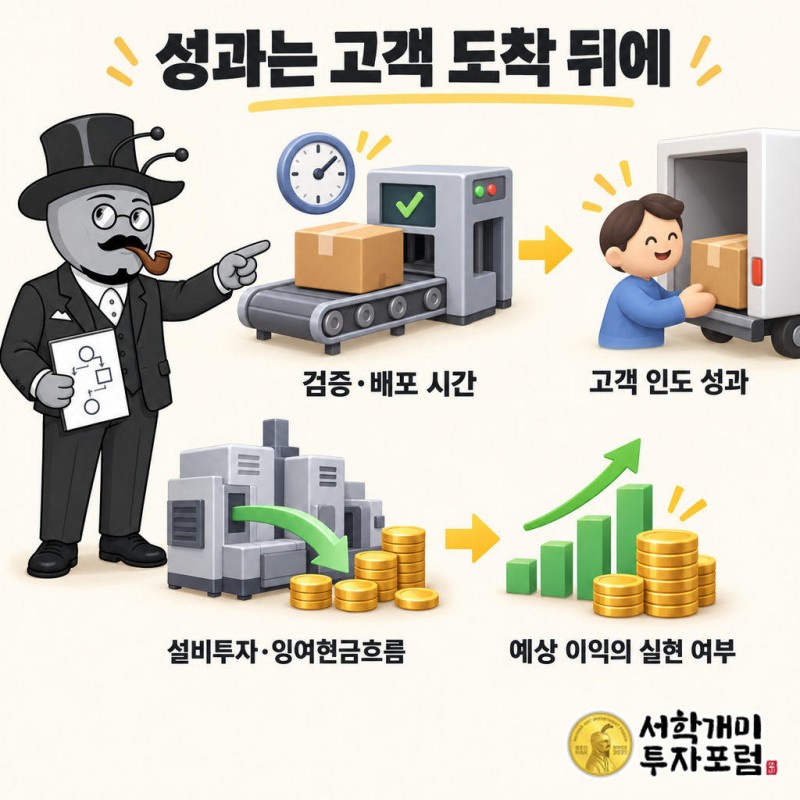 앞으로 테스트·검증·배포 소요시간과 고객 인도 성과가 제시되는지 확인해야 한다.