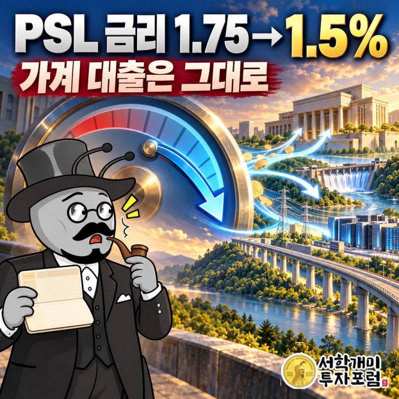 PSL(담보보완대출) 금리가 연 1.75%에서 1.5%로 0.25%포인트 내렸다(9월29일 인민은행)