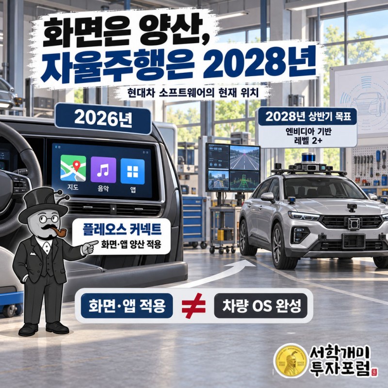 스마트폰은 하드웨어 위에 안드로이드 같은 OS, 그 위에 앱이 얹힌다